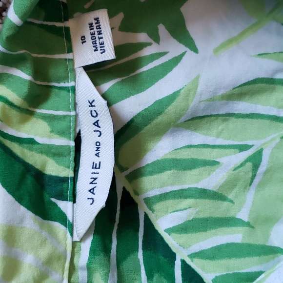 Like new Janie and Jack palm button down - Picture 2 of 3